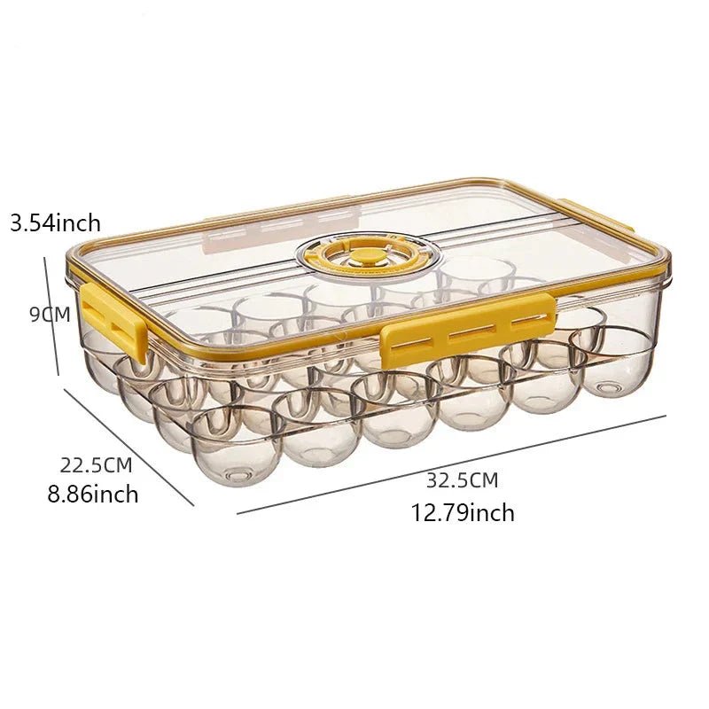 Boîte à Œufs - EggBox™ - Jaune - Rangements cuisine